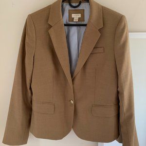 J.Crew Camel Parker Blazer Size 10